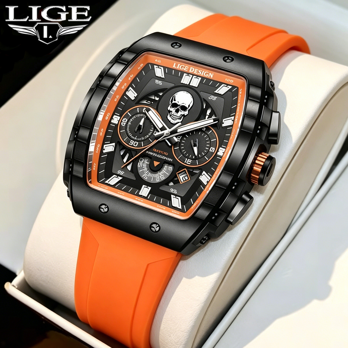 Smartwatch Sports Watches For Men - LIGE Fashion Quartz Watches for Man