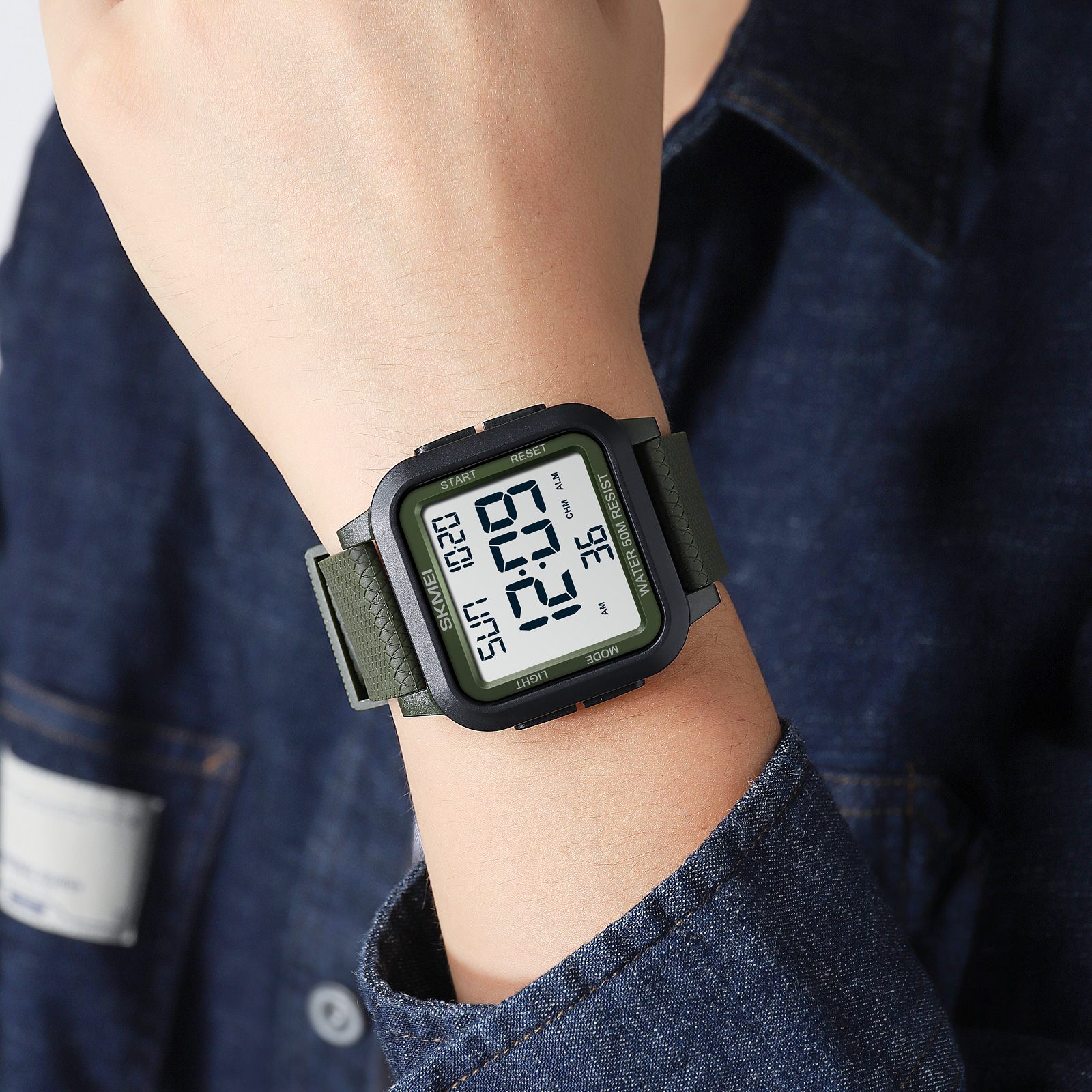 Solar Powered Watch - SKMEI 1894 Electric Wristwatch 5Bar Waterproof
