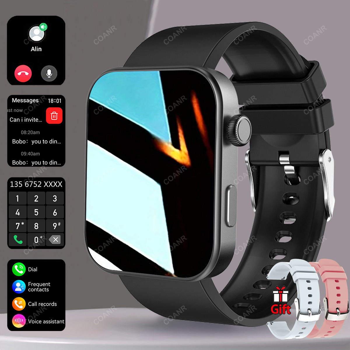 Smartwatch Sports Watches For Women - COANR New J11 PRO Men Women