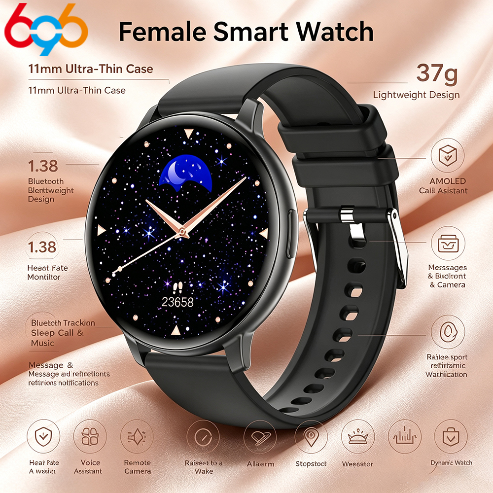 Watches Ladies Smartwatch - BT Call Smart Watch Women Sport