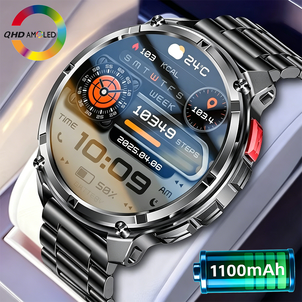 Smartwatch Watches For Men With Gps - New T-REX3 Ultra 1100mAh Battery SmartWatch