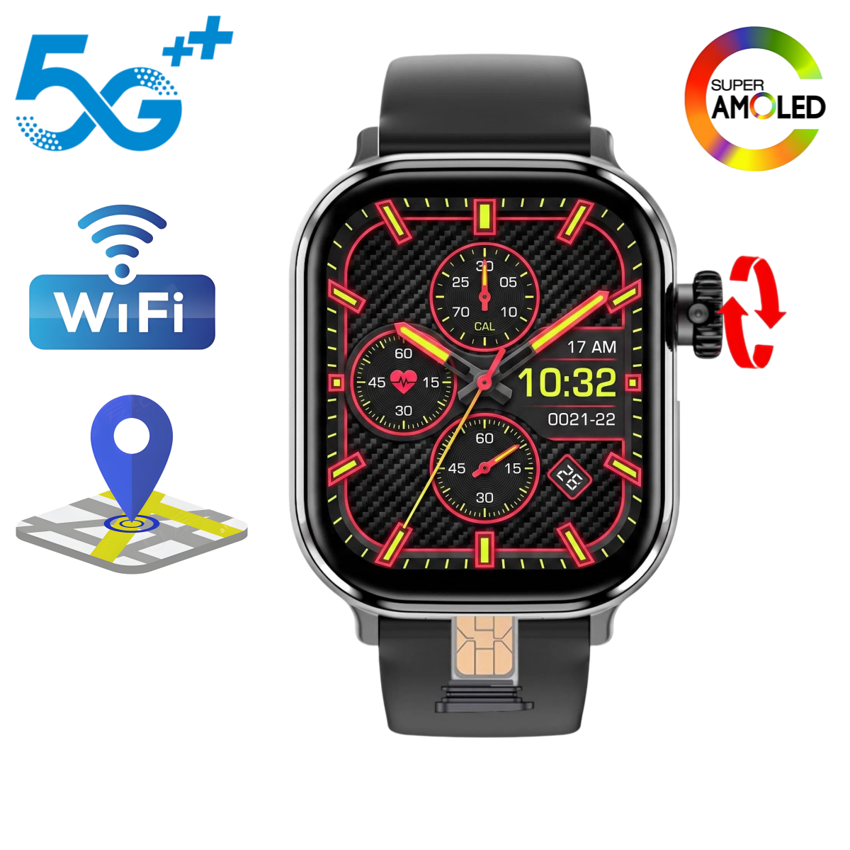 Smartwatch Watch Whatsapp - VP69 5G LTE Smartwatch With 2.39inch