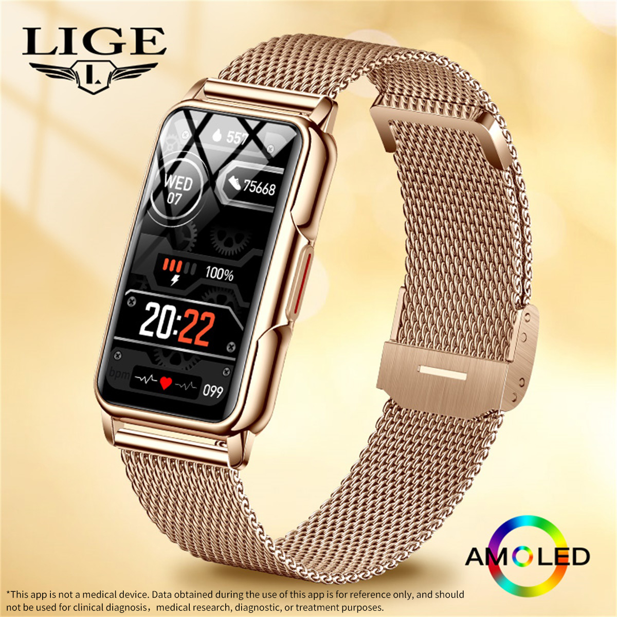 Smartwatch Watches For Women - LIGE Smart Watch Men Women Fitness