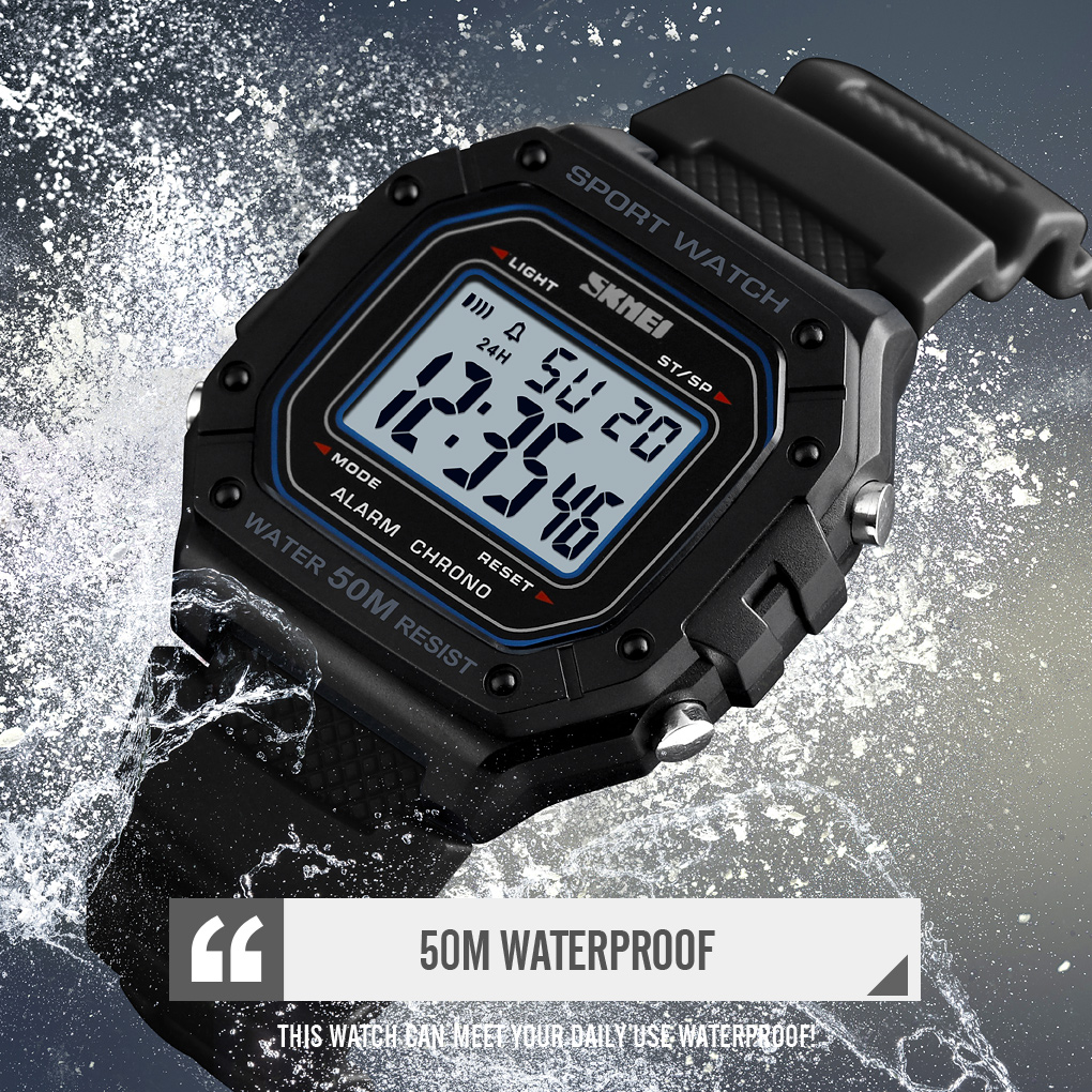 SKMEI 1496  montre homme Outdo - Solar Powered Watch ulasan dan harga