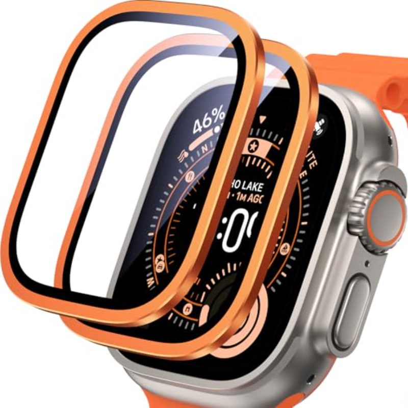 2PCS HD Metal Tempered Glass F - Smartwatch Watches For Women ulasan dan harga