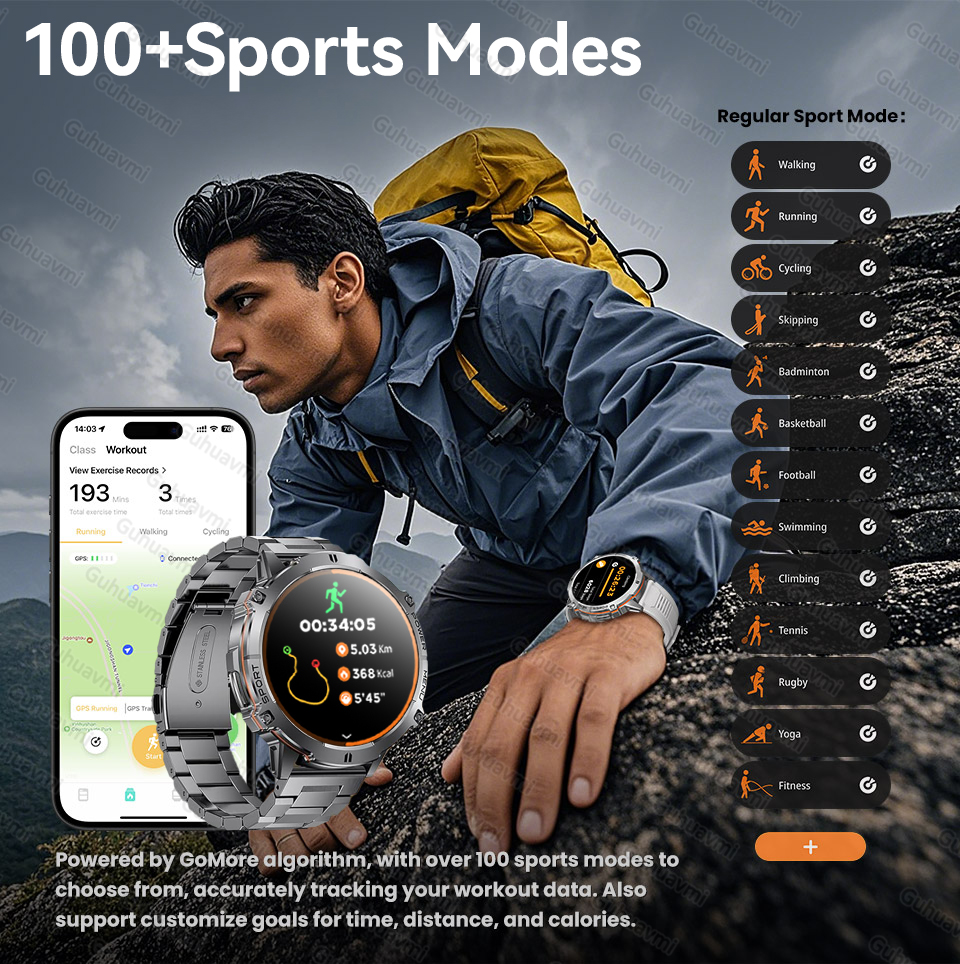2026New Military 1000mAh Sport - Altimeter Compass Watch ulasan dan harga