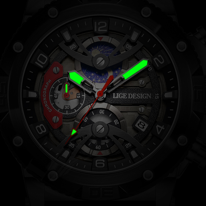 LIGE Top Brand Luxury Men Watc - Smartwatch Sports Watches For Men ulasan dan harga