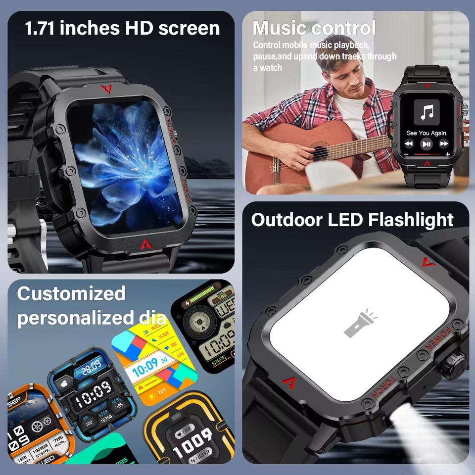 New Outdoor Sports Smart Watch - Smartwatch Watches Gift For Men ulasan dan harga