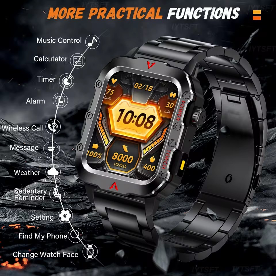 New Outdoor Sports Smart Watch - Smartwatch Watches Gift For Men ulasan dan harga