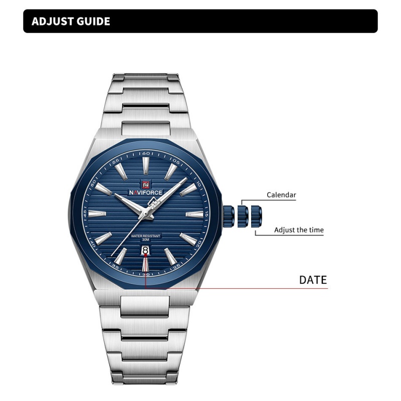NAVIFORCE Luxury Men Sports Wa - Smartwatch Watches Gift For Men ulasan dan harga