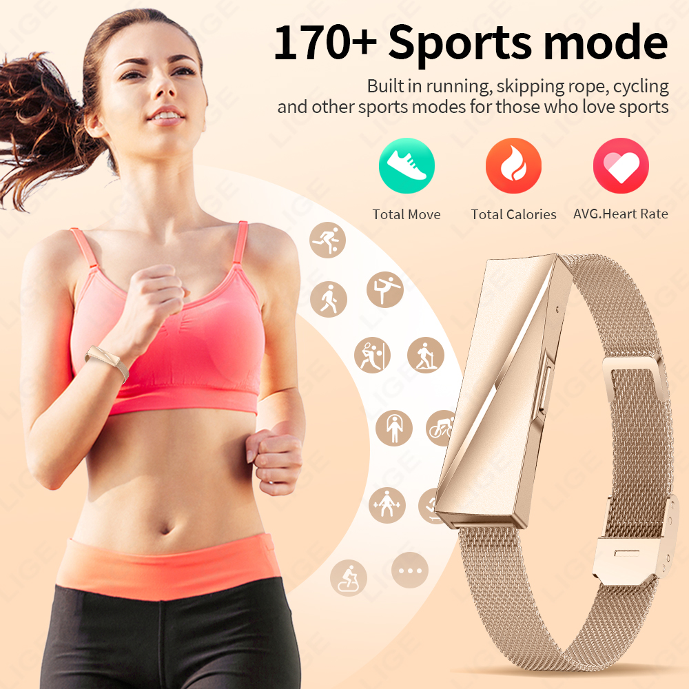 LIGE Call Reminder Smart Brace - Couple Watches Smartwatch ulasan dan harga