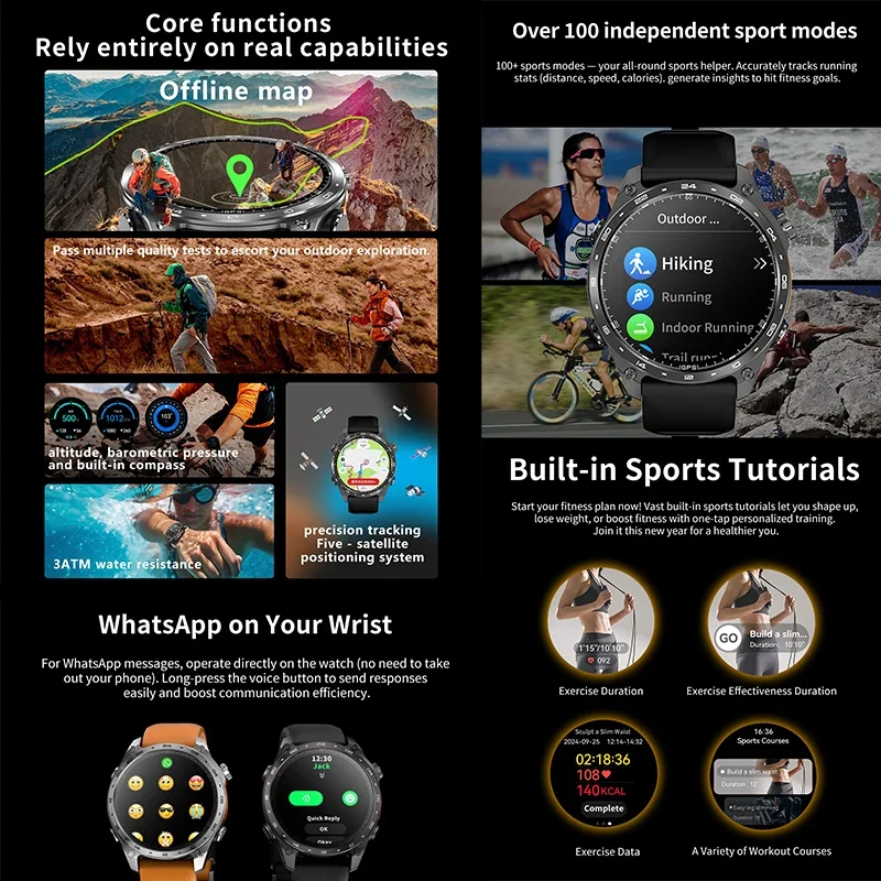 2026 New Men Smart Watch with  - Smartwatch Watches For Men With Gps ulasan dan harga