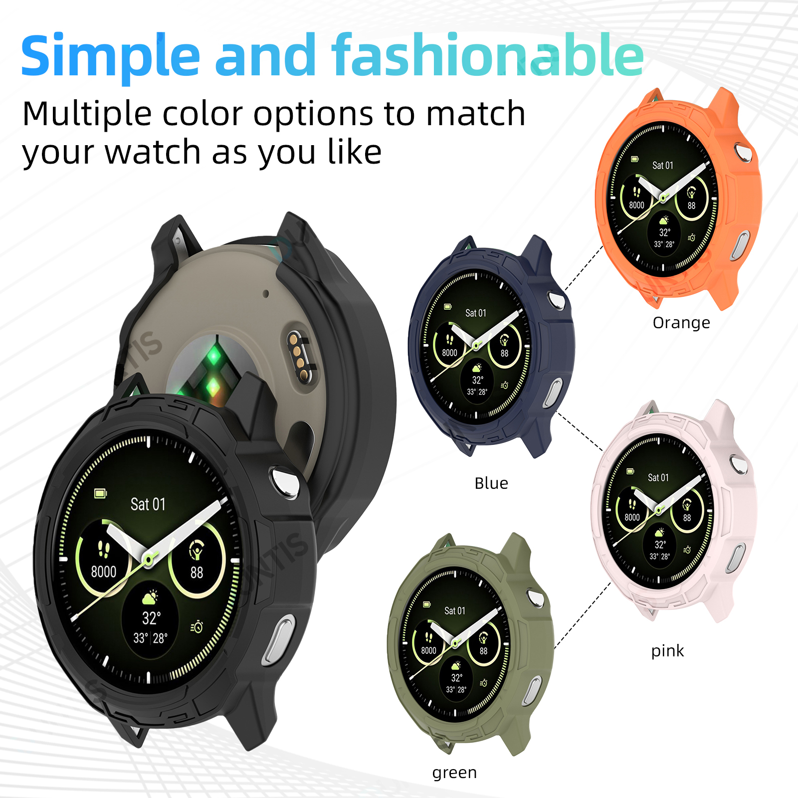 Protective Case Cover for Garm - Xwatch Smartwatch ulasan dan harga