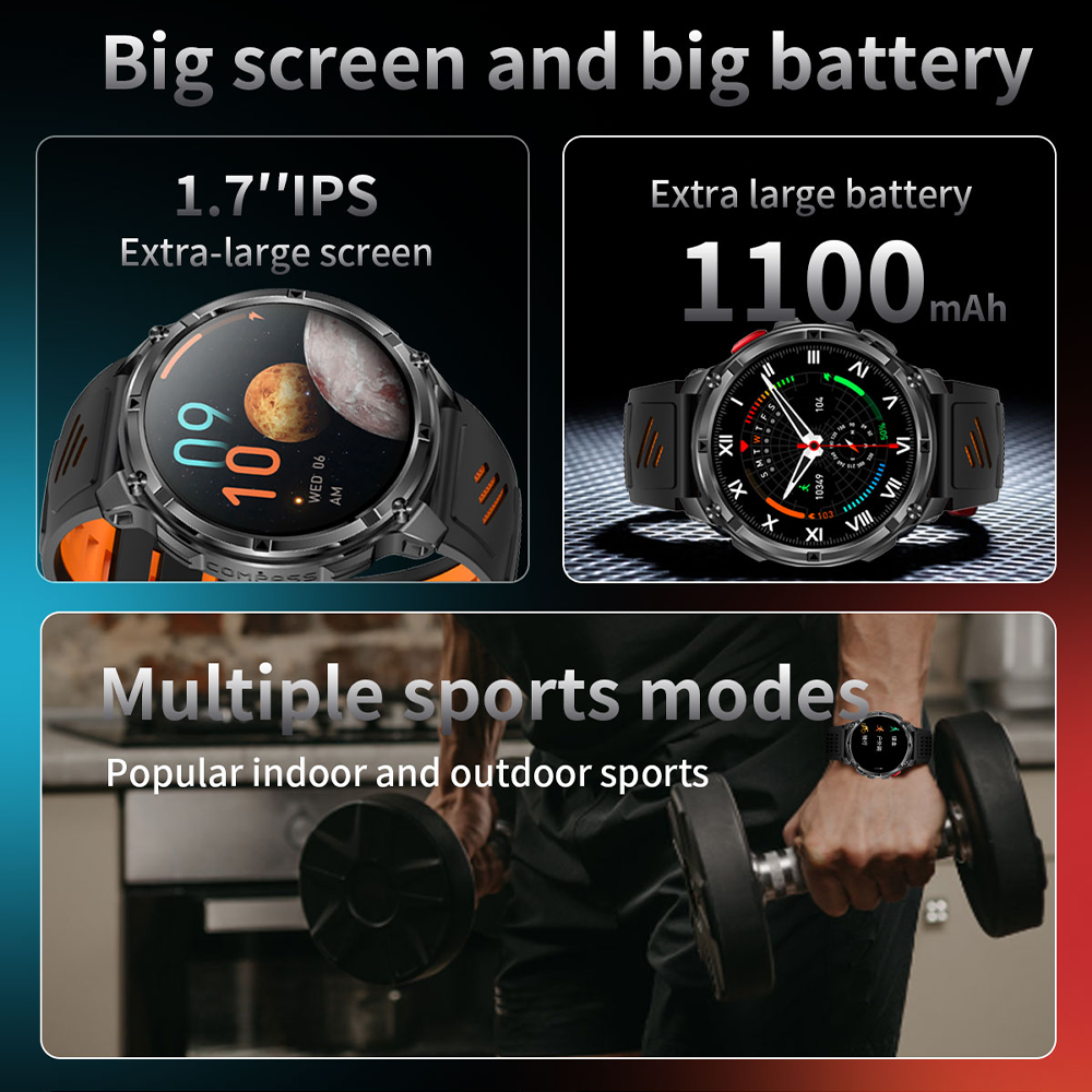 2026 T-Rex3 Ultra 1100mAh Batt - Hybrid Smartwatch ulasan dan harga