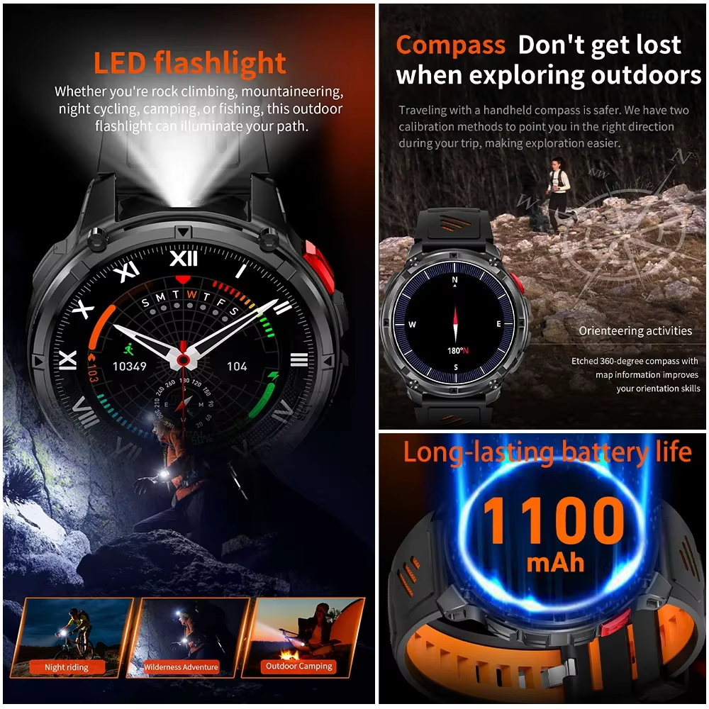 2026 T-Rex3 Ultra 1100mAh Batt - Hybrid Smartwatch ulasan dan harga