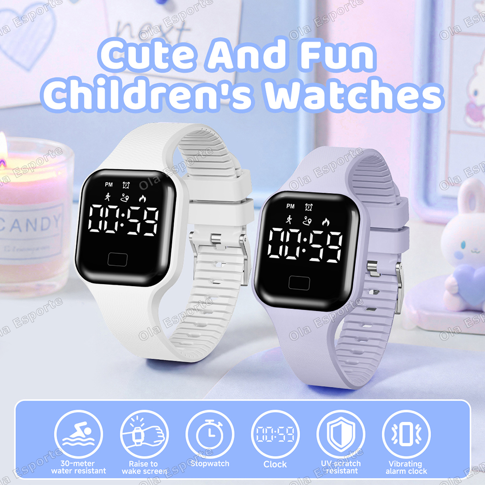 Fashion Kids Smart Watch Unise - Smartwatch Digital Watches For Girls ulasan dan harga