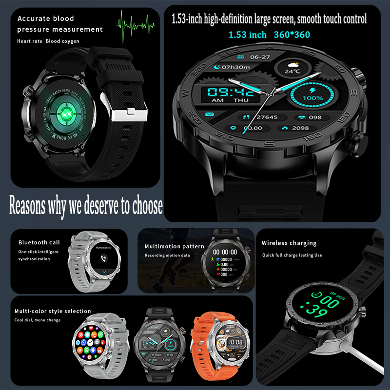 New GPS Track Smart Watch Men  - Smartwatch Watches For Men ulasan dan harga