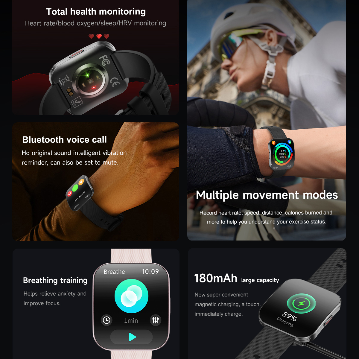 Amoled Ultra-thin Curved Water - Smartwatch Sports Watches For Women ulasan dan harga