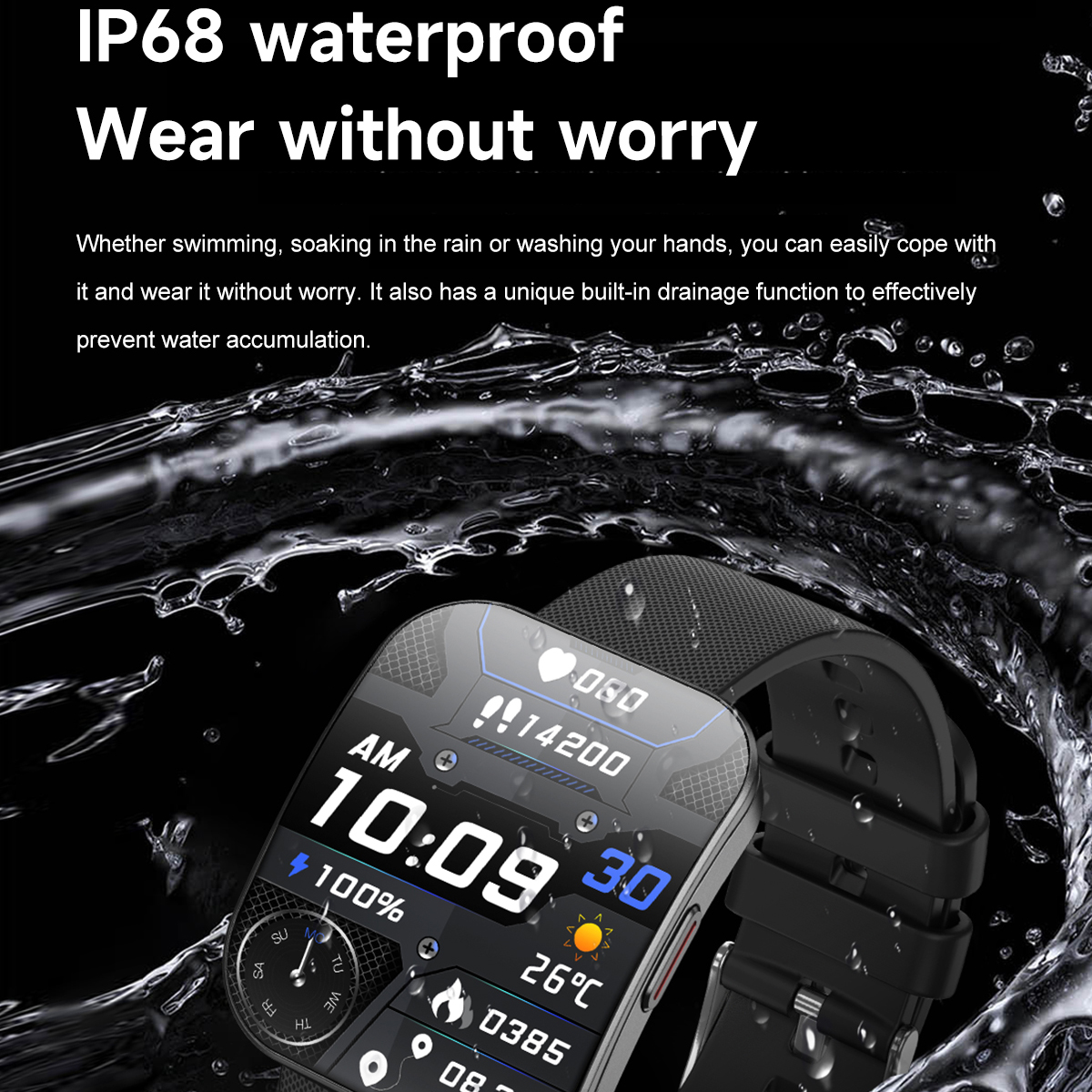 Amoled Ultra-thin Curved Water - Smartwatch Sports Watches For Women ulasan dan harga