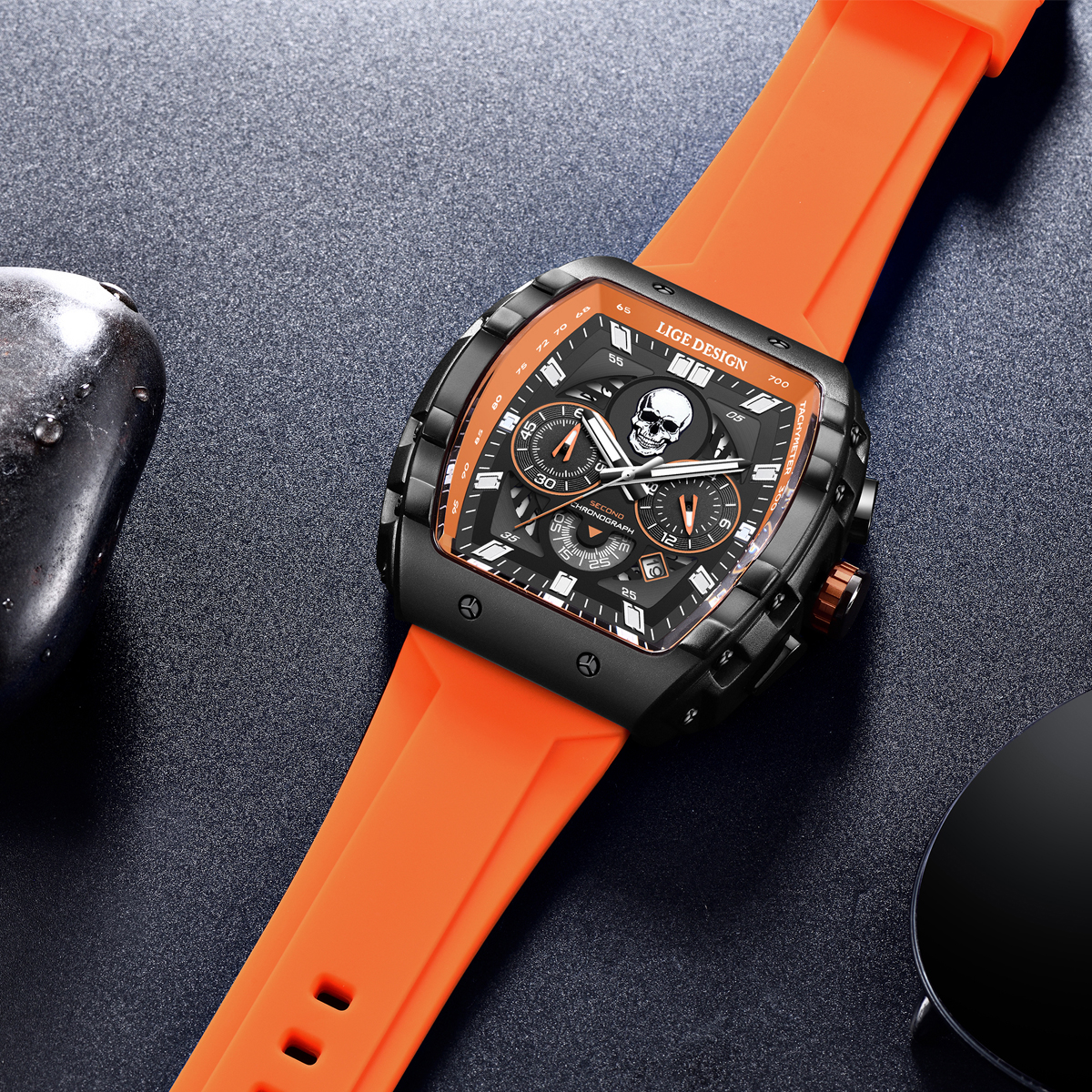 LIGE Fashion Quartz Watches fo - Smartwatch Sports Watches For Men ulasan dan harga