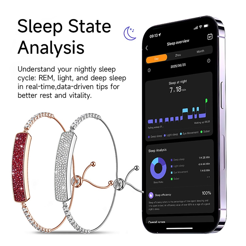 Women's Smart Bracelet with He - Couple Watches Smartwatch ulasan dan harga