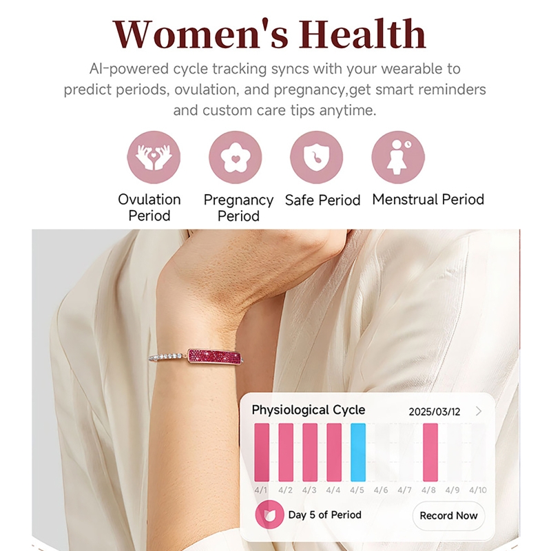 Women's Smart Bracelet with He - Couple Watches Smartwatch ulasan dan harga