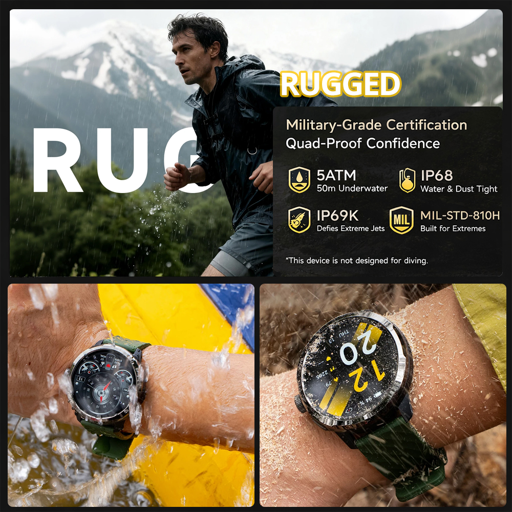 Ulefone Armor Watch Pro Smartw - Smartwatch Sports Watches For Women ulasan dan harga