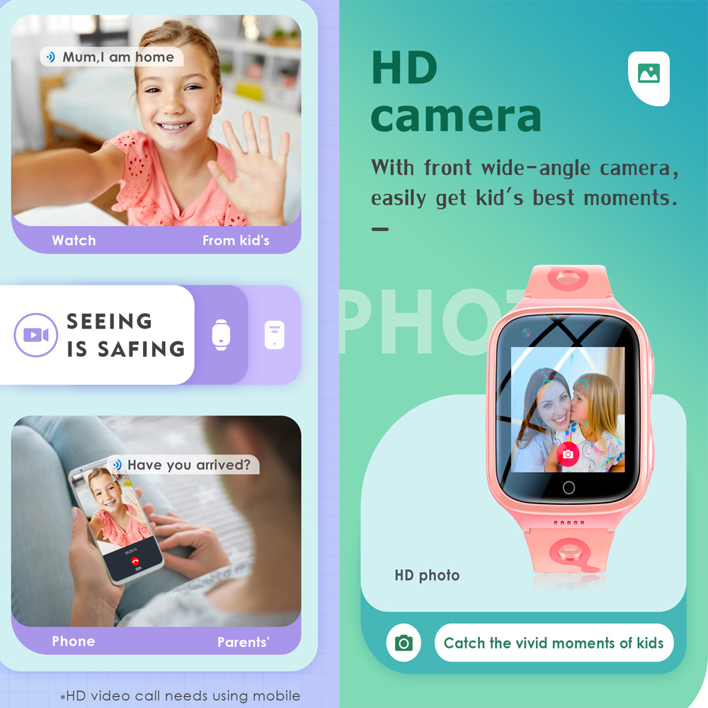 Hot 4G Kids Smartwatch 1000 Ma - Smartwatch Digital Watches For Girls ulasan dan harga