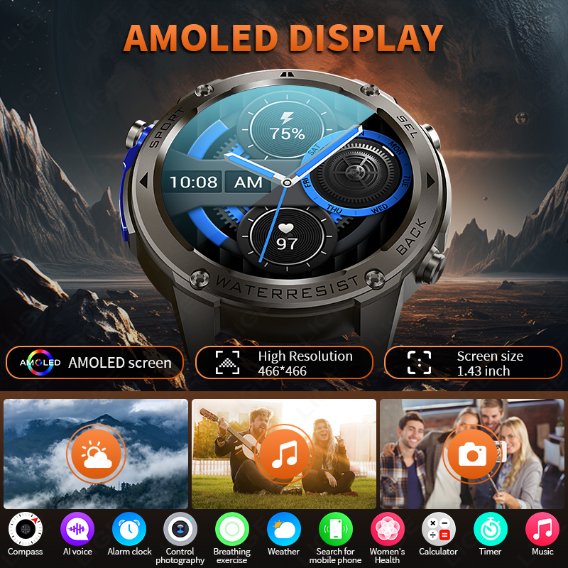 2026 New Ultra Military Grade  - Smartwatch Watches For Men ulasan dan harga