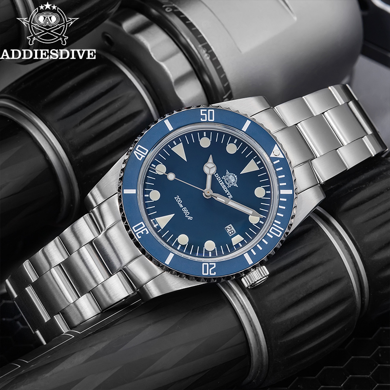 ADDIESDIVE Men's Diving Watch  - Solar Powered Watch ulasan dan harga