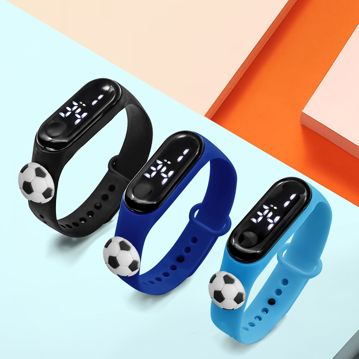 Hot Sale 3PCS Student Smartwat - Smartwatch Digital Watches For Girls ulasan dan harga