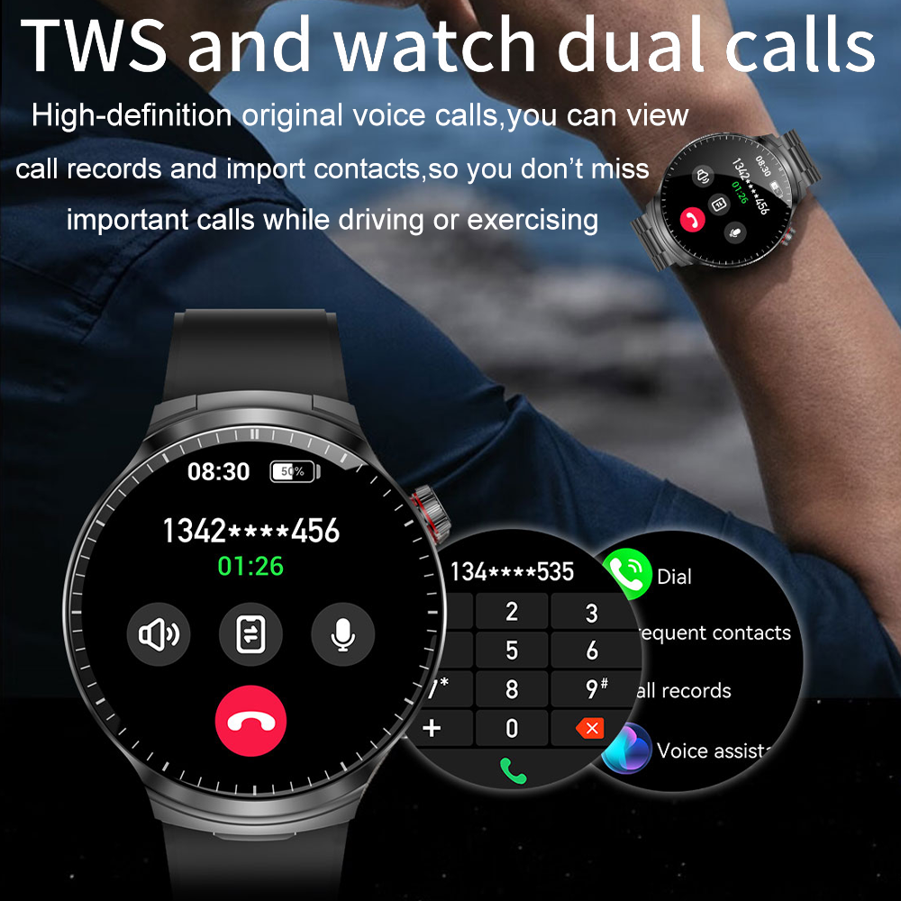 2026 T-REX3 New 2 in 1 Smart W - Altimeter Compass Watch ulasan dan harga