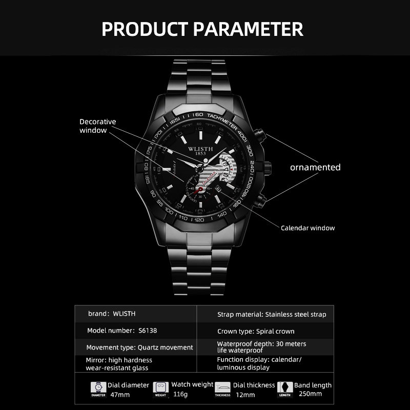 Luxury Brand Man Watch Waterpr - Smartwatch Sports Watches For Men ulasan dan harga