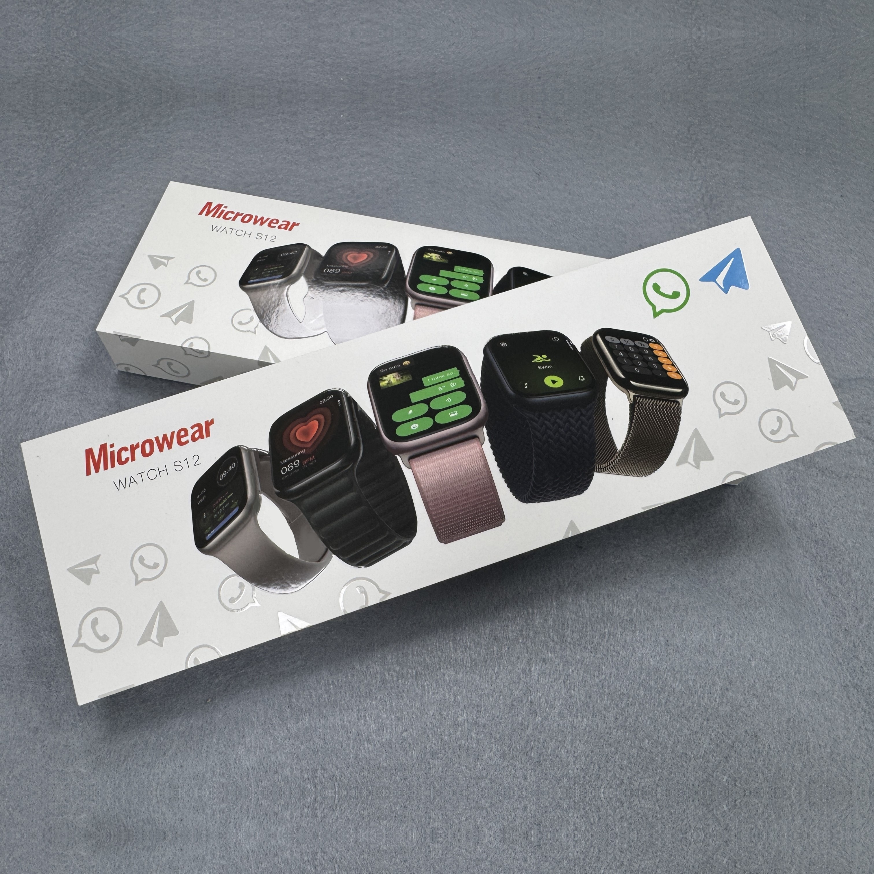 Telegram WhatsAPP Reply Microw - Smartwatch Watch Whatsapp ulasan dan harga