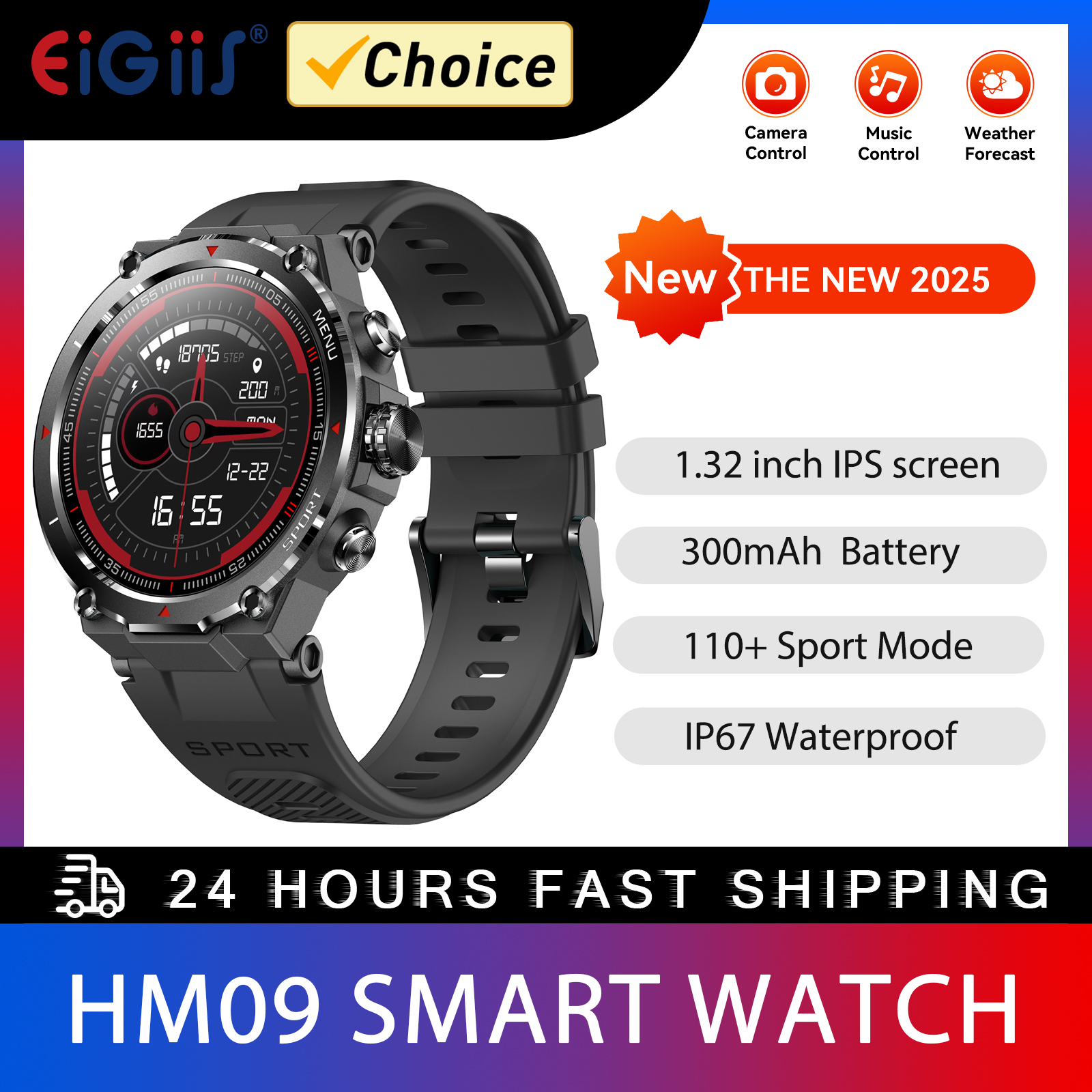EIGIIS Military Smart Watch fo - Smartwatch Watches For Men ulasan dan harga