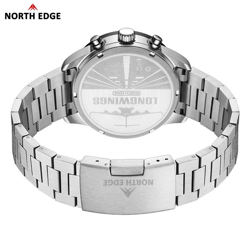 NORTH EDGE 2025 LONGWINGS Men  - Hybrid Smartwatch ulasan dan harga
