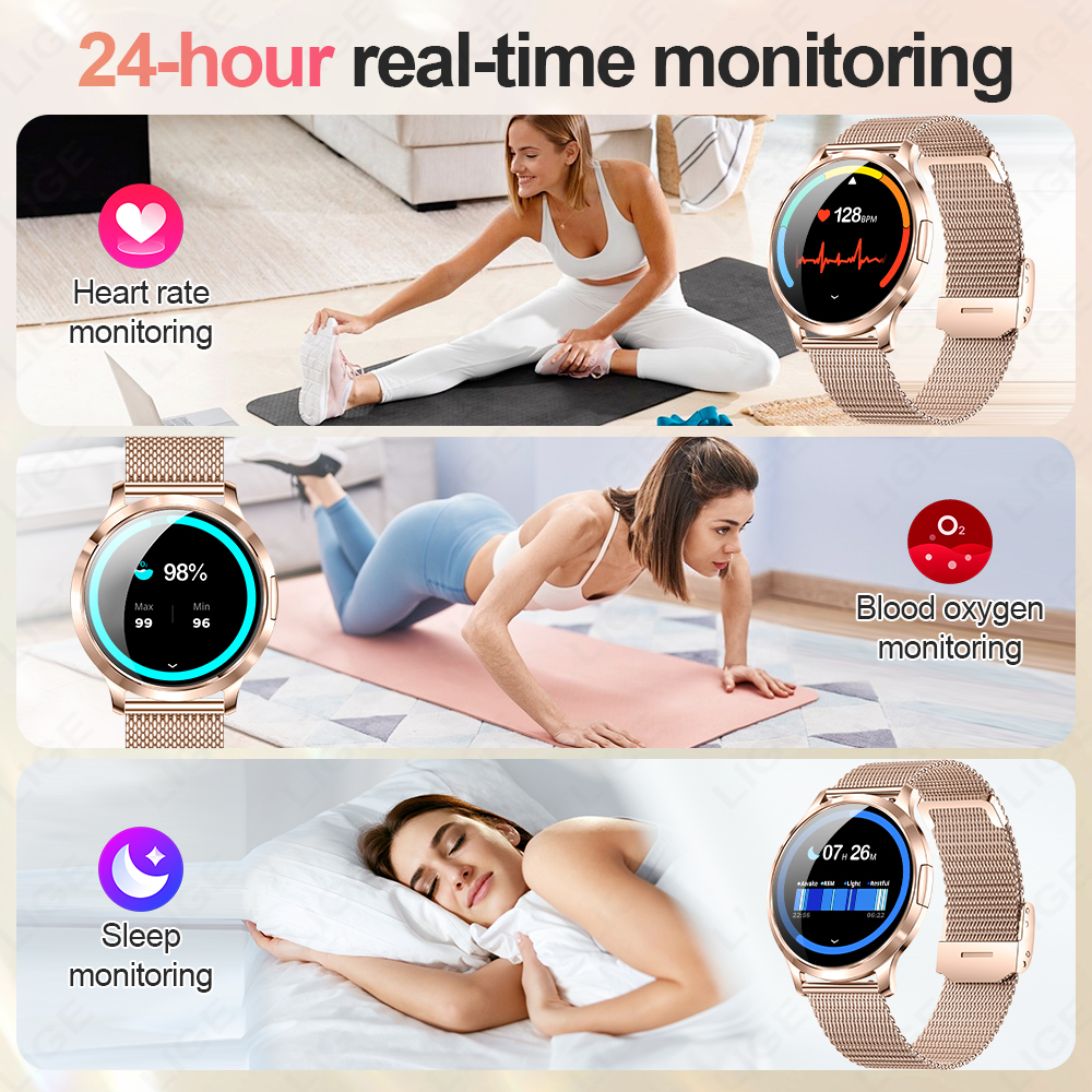 LIGE 2026 New Smart Watch Wome - Watches Ladies Smartwatch ulasan dan harga