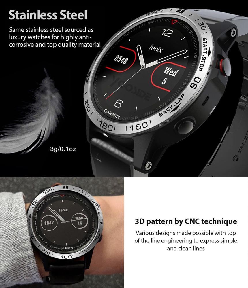 Bezel for Garmin Fenix 7 7X 6  - Xwatch Smartwatch ulasan dan harga