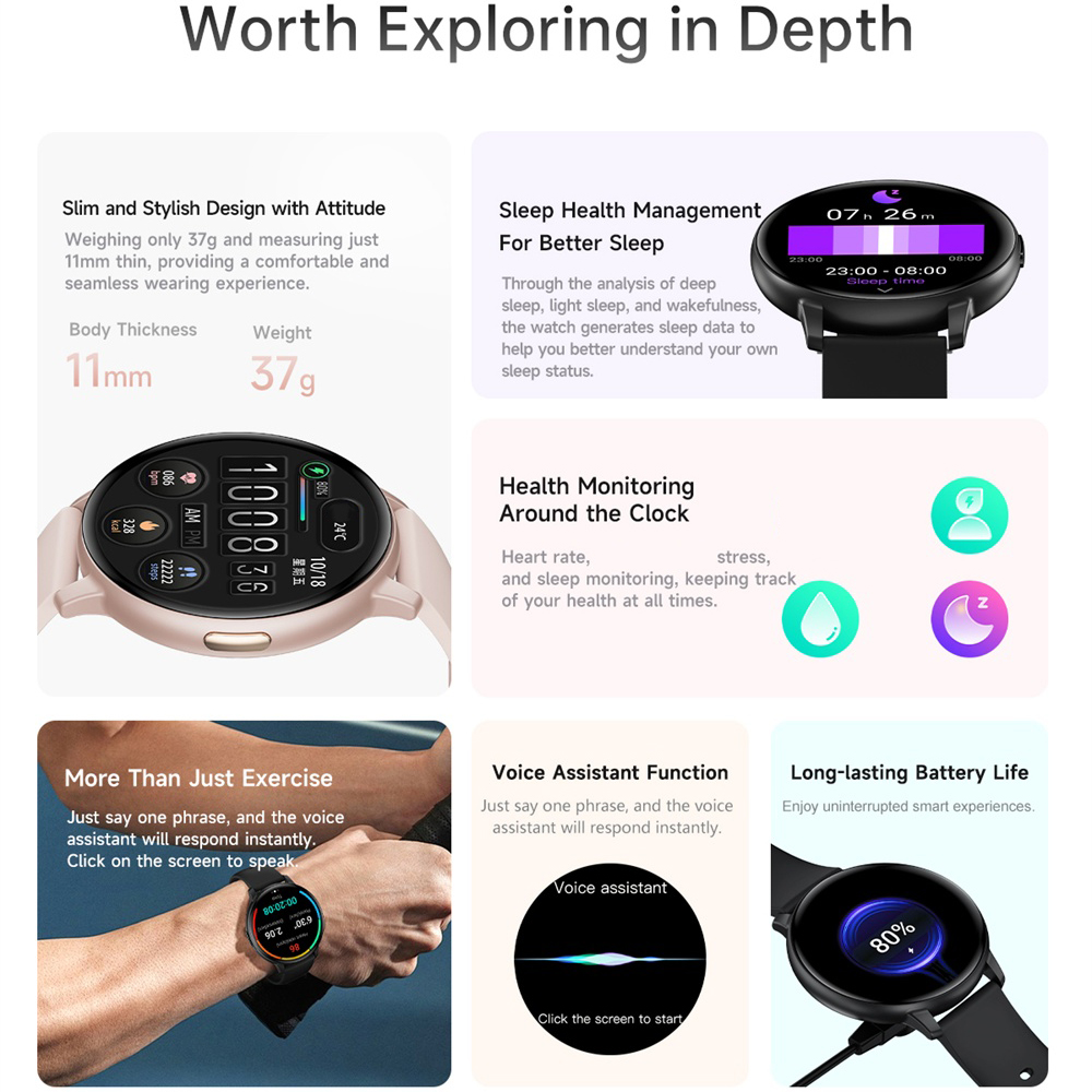 BT Call Smart Watch Women Spor - Watches Ladies Smartwatch ulasan dan harga