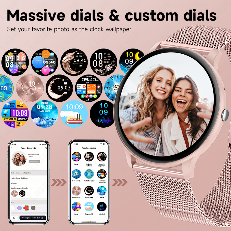 2026 New Women Bluetooth Call  - Watches Ladies Smartwatch ulasan dan harga