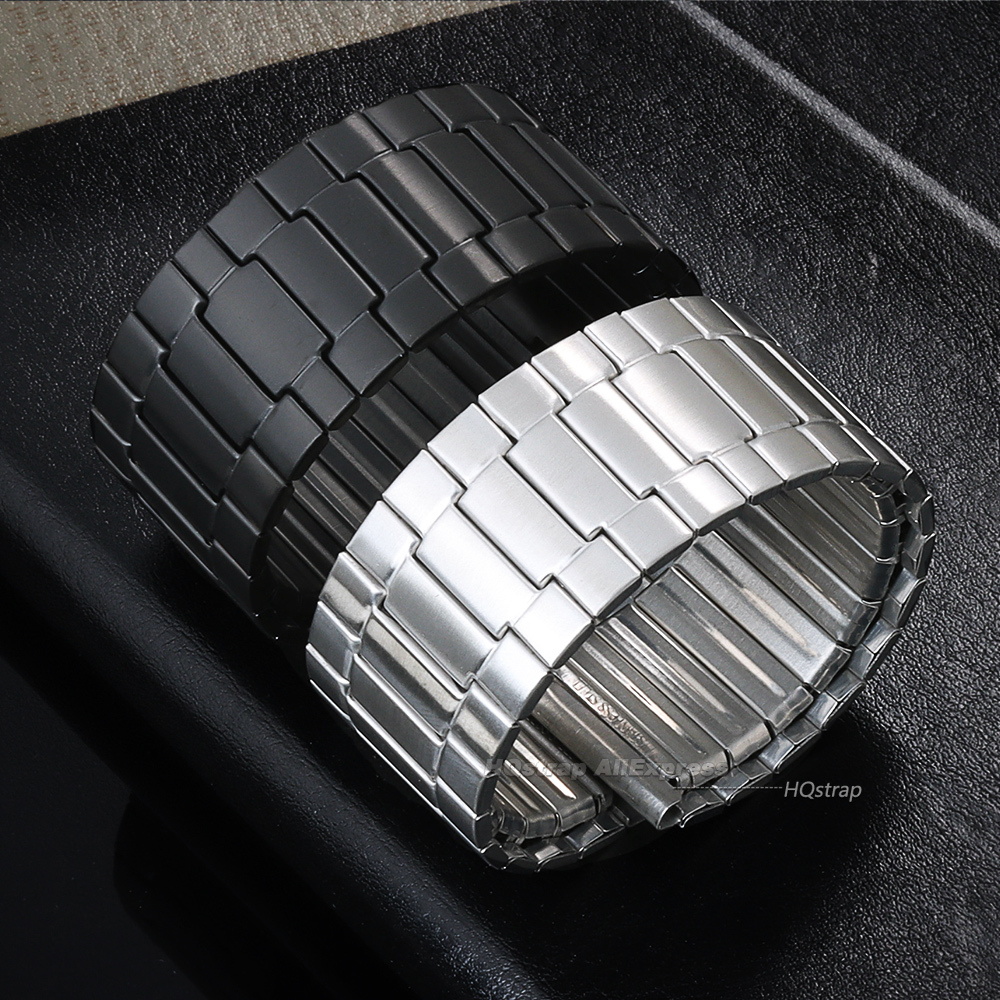 Elastic Steel Watch Strap 22mm - Watches Rolex Smartwatch ulasan dan harga