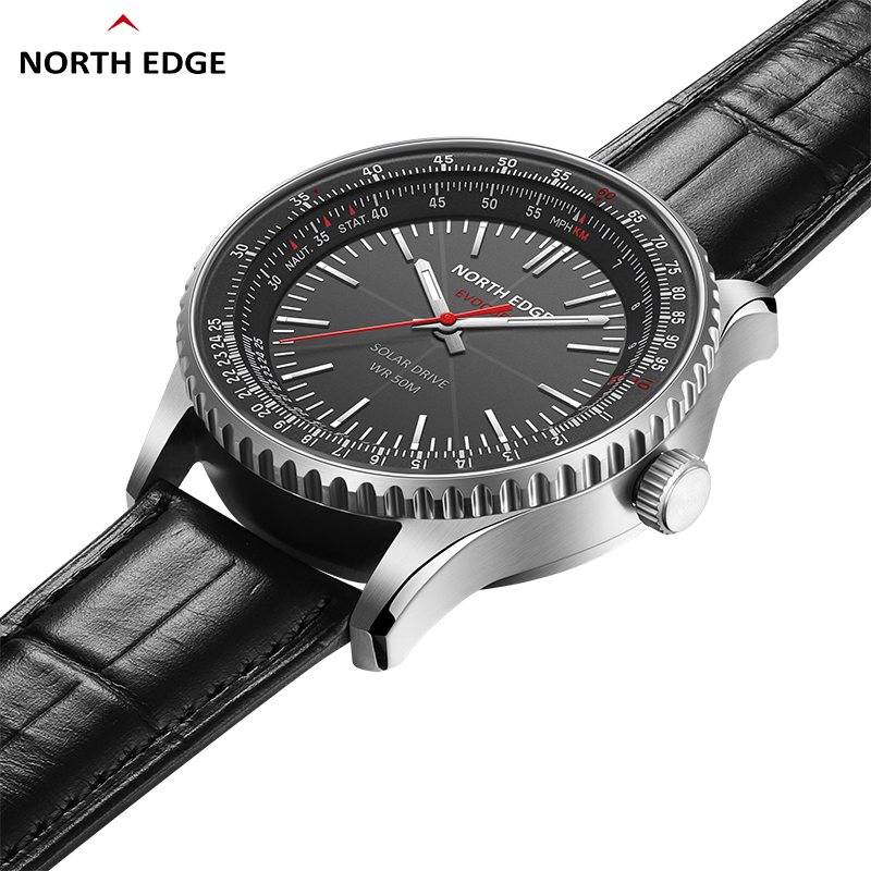 NORTH EDGE EVOQUE 3 Pilot Seri - Solar Powered Watch ulasan dan harga