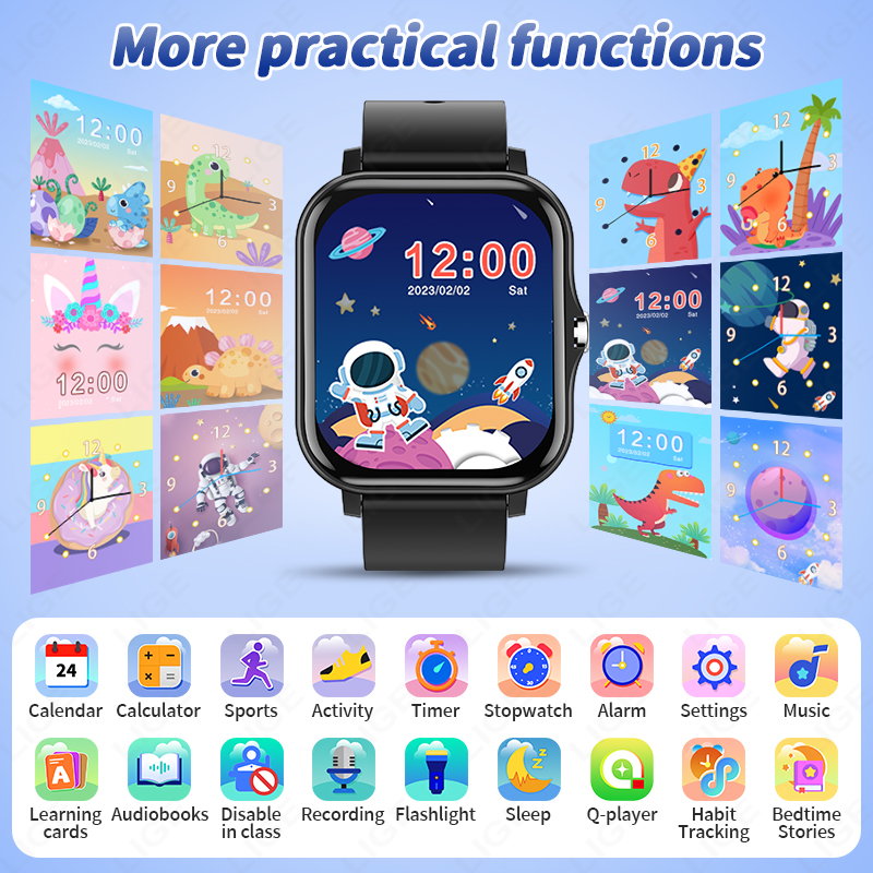 LIGE 2025 Audiobook Children S - Smartwatch Digital Watches For Girls ulasan dan harga