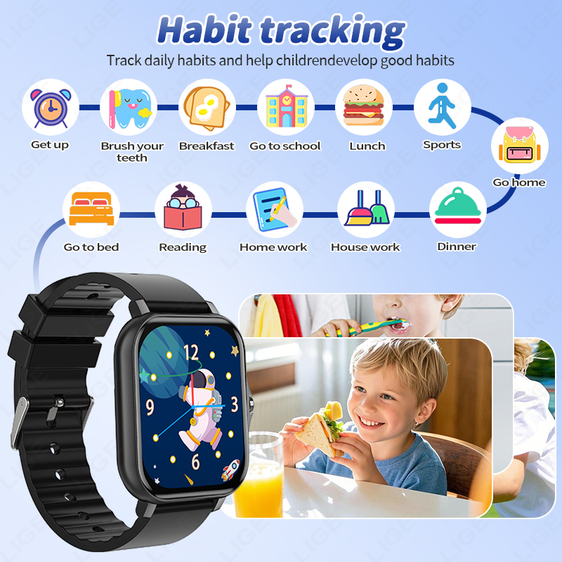 LIGE 2025 Audiobook Children S - Smartwatch Digital Watches For Girls ulasan dan harga