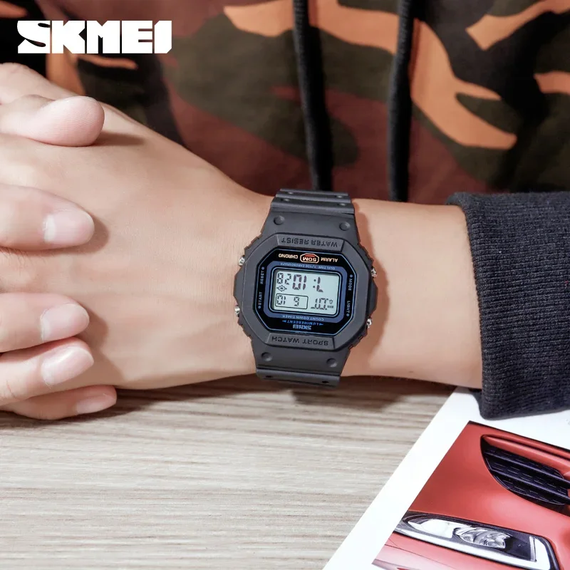 SKMEI 1628 Luxury Digital Men  - Solar Powered Watch ulasan dan harga