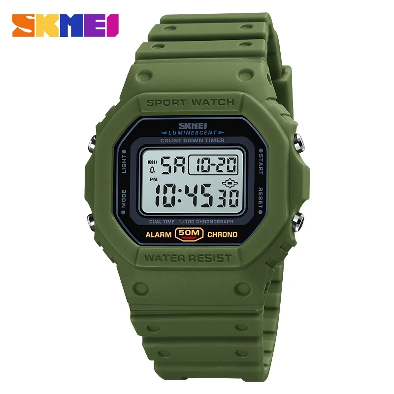 SKMEI 1628 Luxury Digital Men  - Solar Powered Watch ulasan dan harga