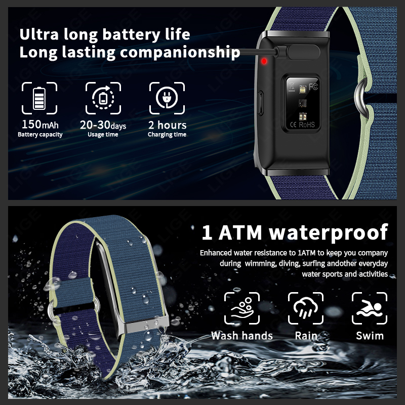 LIGE Hot Sales Smart Watch Hea - Smartwatch Watches For Sale ulasan dan harga