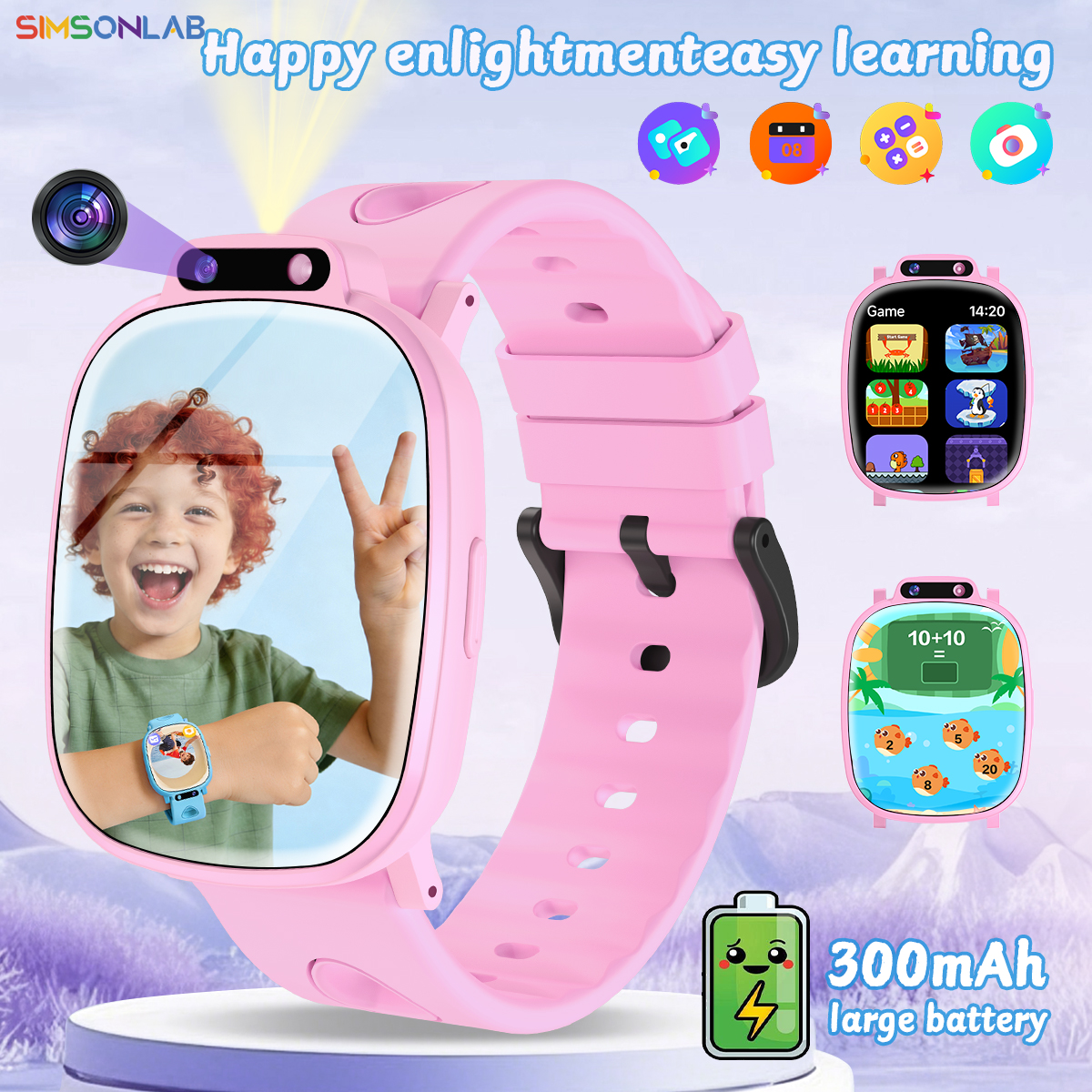 Kids Smartwatch HD Camera Vide - Smartwatch Watches Birthday Gift For Boys ulasan dan harga