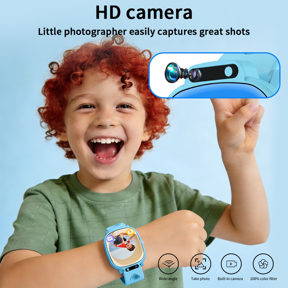 Kids Smartwatch HD Camera Vide - Smartwatch Watches Birthday Gift For Boys ulasan dan harga