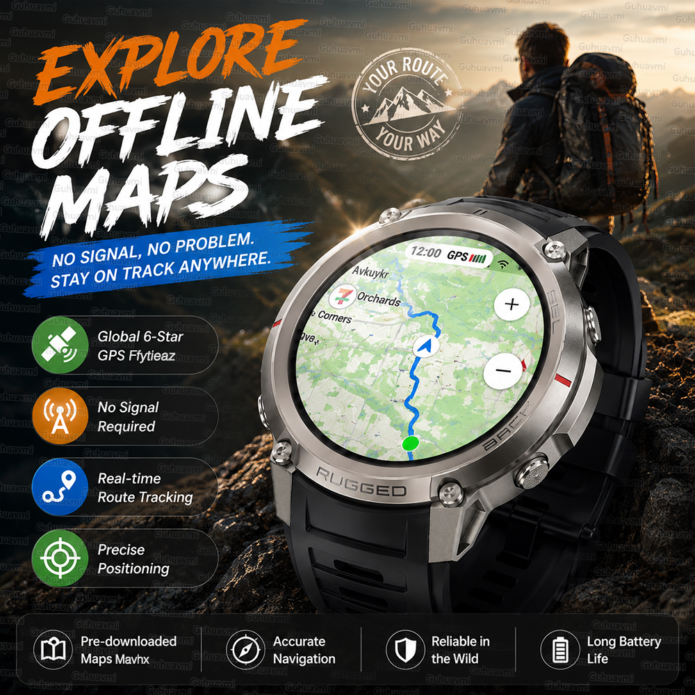 2026 Military Satellite Offlin - Smartwatch Watches Gift For Men ulasan dan harga